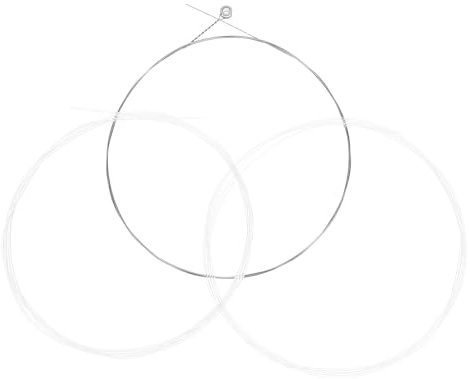 Corde per Balalaika in Nailon 3 Pezzi, Bianco, Ricambio | Tensione Moderata e Tocco Confortevole, Forte Penetrazione Sonora, Accessori per Strumento Musicale, Set Pratico