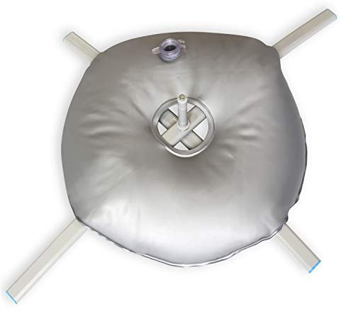 Base da terra pieghevole Anley con sacca d'acqua - Adatto per asta bandiera bandiera piuma flutter con un diametro interno di 0,6 - Supporto in acciaio inossidabile con borsa per pesi tondi
