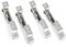 Haokaini 4pcs Trailer Number Plate Clips or Holders Numberplate Clamps Spring Loaded Stainless Steel Registration Plate Holder