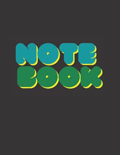 Note Book: black cover _ size (8.5*11) 110 pages