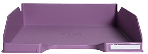 Exacompta 11368D 6er pack Premium Briefablage Combo Midi DIN A4. Idealer Briefkorb für Ihre Organisation. Robuster und stapelbarer Ablagekorb Blauen Engel zertifiziert Forever Young Fuchsia