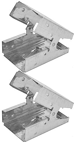 BuyWeek Sawhorse Brackets, 2 Pieces Saw Horse Brackets Sawhorse Display Stand Kit, Metal Saw Horse Bracket