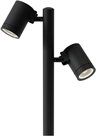 Astro Bayville Spike Spot 900 Twin Outdoor Spotlight (Textured Black), AC LED Module, Designed in Britain - 1401024-3 Years Guarantee