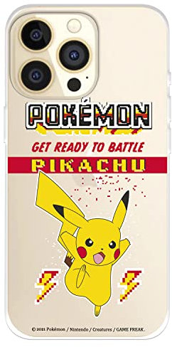 Schutzhülle für iPhone 14 Pro von Pokémon, Get Ready To Battle zum Schutz Ihres Handys, flexibles Silikon, offizielles Lizenzprodukt von Pokémon