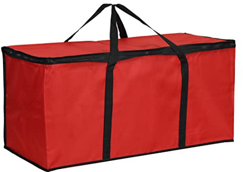 Totò Piccinni Borsa per Albero di Natale e Decorazioni Natalizie, Resistente e Impermeabile (Media 82x39x36cm. Per Alberi fino a 210 cm)