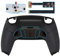 eXtremeRate Konfigurierbar RISE4 Metal Remap Kit für ps5 Controller BDM-010/020,Upgrade Mapping Board&Gummiert Griff Rück Gehäuse Case&Meall Back Paddles Rücktasten für ps5-Schwarz