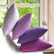 JIANTKJ Kissenbezüge, 40,6 x 40,6 cm, Violett, weicher Samt-Kissenbezug, dekorativ, einfarbig, Heimdekoration für Sofa, Couch, Bett, Wohnzimmer (lila)