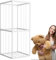 Cuddly Toy Organizer - Plush Zoo Storage, Plush Toy Container | PVC Kids Toy Storage Organizer Shelf Basket, Effortless Stuffed Animal Zoo Storage Holder for Nursery Roomm Bedroom Organization