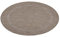 Stilvoll Günstig by ELMM Teppich rund Outdoor Balkon Garten Außenbereich Braun 120 x 120 Unicolor - Einfarbig Kurzflor