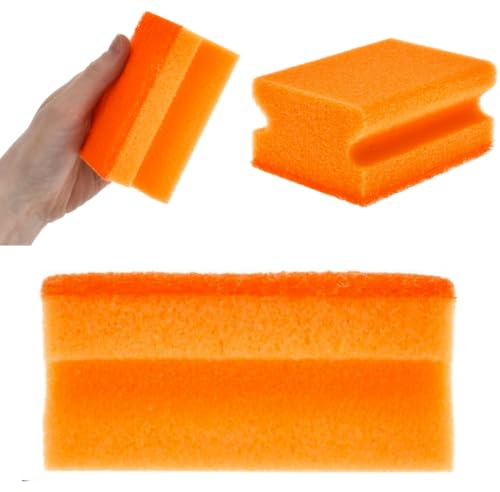 Citystores® Hand Grip Scourer for Ceramic Hobs 4 Pack Heavy Duty Scrubbing Pads for Stovetop, Glass, & Tile Cleaning
