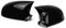 Rückspiegel Abdeckung Für VW Für Golf 5 MK5 Für GTI R32 2003-2009 Hinten Flügel Spiegel Kappen Rückspiegel Abdeckung Cap Trim Auto Rückspiegel Kappe(Glossy Black)