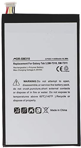 Batterie compatible avec les batteries Samsung Galaxy Tab 3 8.0 SM-T310, SM-T311, SM-T315, SM-T320
