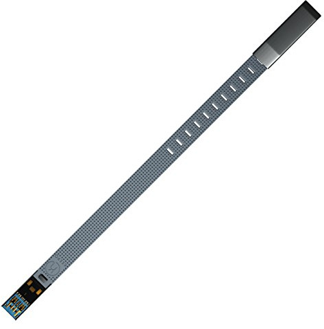 Keepo KP128GBAD Braccialetto USB con Placca Satinata, Ardesia