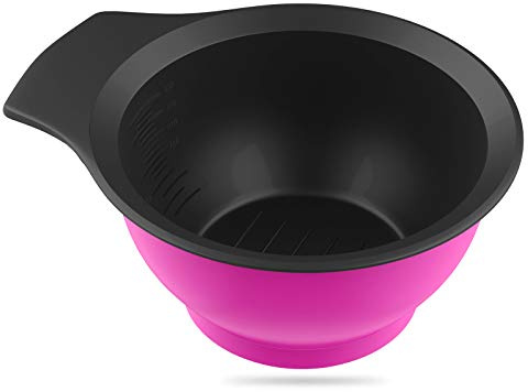 Hair Dye Bowl, Professional Hair Color Bowls, Plastic Mixing Tint Bowl Set Kit, Stackable DIY Hair Dye Tools Assorted Colors for Home and Salon Uses