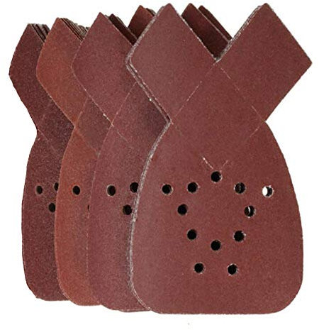 SOFIALXC Fogli di carta abrasiva per levigatrice Black & Decker, 40 pezzi
