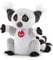 Trudi 29820 - Handpuppe Lemur cm 17x24x23, grau/weiß