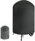 Fenghome BBQ Cover, Waterproof Round Barbecue Covers for Kettle BBQ Heavy Duty Gas BBQ Grill Cover with Drawstring-61x72cm (Black)
