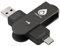 Thetis Pro FIDO2-Sicherheitsschlüssel, Zwei-Faktor-Authentifizierung, NFC-Sicherheitsschlüssel FIDO 2.0, Zwei USB-Anschlüsse Typ A und Typ C für Multi-Faktor-Schutz (HOTP) unter Windows/MacOS/Linux