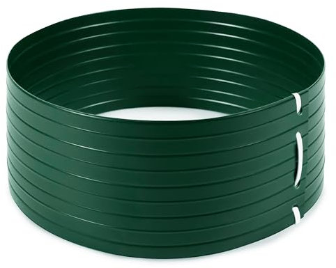 PVC Bewässerungsring Pflanzring, Bewässerungssystem für Pflanzen und Bäume – Höhe: 9 cm, Durchmesser: 35 cm - 7,35 L (5er Pack)