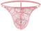 VemeFufu Perizoma Uomo - String Maschile - Tanga Sexy - Intimo Pizzo Mutande - Lingerie Maschile - Taglia Unica Rosa
