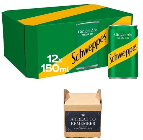 Scchweppes Canada Dry Ginger Ale 150ml Pack Of 12
