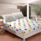 TACOKI 3D Punkte Spannbettlaken 120x200cm, Bunte Punkte Weiches Mikrofaser Bettlaken für Kinder, Bettlaken Spannbetttuch 120x200 bis 30 cm Matratzenhöhe mit 2 kissenbezüge a3629