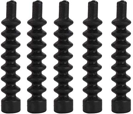 Guaina Freno Bici V, 5 Pezzi Guaina Cavo Freno V Guaina Cavo Freno Bici in Gomma Copri Manicotto Protettivo Nero per Biciclette da Montagna