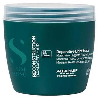 Alfaparf Milano Semi di Lino Reconstruction Reparative Light Mask 500ml - mascarilla reestructurante para cabello fino