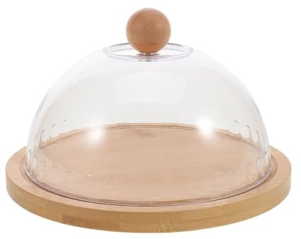 GEK208130 Piano di lavoro Scatola rotonda trasparente for burro con coperchio Supporto for torta Coperchio a cupola in vetro for la cucina Burriera