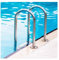 Generico Scaletta per Piscina in Acciaio Inossidabile, Sistema di Ingresso Antiscivolo a 2/3 gradini, Pedali rinforzati, Finitura Silver-B Resistente, Parete Tubolare da 1,0 mm per Un Accesso Sicuro.