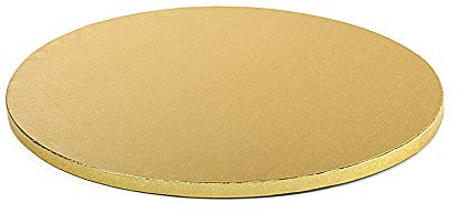Decora 0931373 CAKEBOARD GOLD Ø 40 X H 1,2 CM 16 INCH