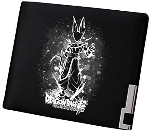 WANHONGYUE Dragon Ball Anime Portefeuille Mince Homme Cuir Synthétique Porte Carte Crédit Poche à Monnaie Noir /3