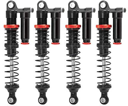 XUNJIAJIE 4 Stück RC Stoßdämpfer 90mm Shocks Absorber für RC Crawlers Auto Axial SCX10 D90 TRX4
