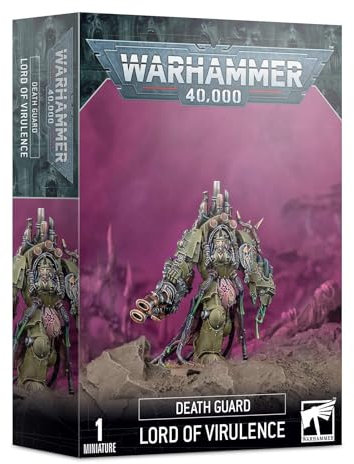 Games Workshop - Warhammer 40.000 - Death Guard Lord of Virulence, Schwarz