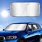 Parasol del Parabrisas del Coche,Paraguas Visera Plegable para Parabrisas Delantero,Resistir a Los Rayos UV Protector de Polvo,Sombrilla de Bloque de Protección contra Rayos Automotriz,150x85cm