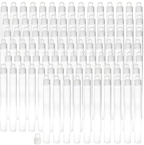 The Beadsmith Transparente Kunststoffröhrchen, 12,7 cm lang, 9/16 Zoll Durchmesser, zum Aufhängen von Perlen, Badesalz, Hochzeitsgeschenke und