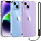 TAURI Clear for iPhone 14 Plus Case, and HD Screen Protector, [Not-Yellowing] [12 FT Grade Protection] Shockproof Case for 14 Plus 6.7 inch