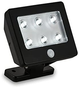 BRILONER Leuchten - LED Außenlampe mit Bewegungsmelder, Neigbare Außenleuchte IP54, LED Außenwandleuchte Wasserfest, Wandleuchte aussen, Schwarz