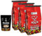 Big K Barbecue Grill Charcoal Bulk - Pack of 3 x 3kg Real Lumpwood Charcoal Bags & Woodies Wood Wool Firelighters 300g with Topline Card for Outdoor Barbeque, Fire Pit, Camping BBQs.