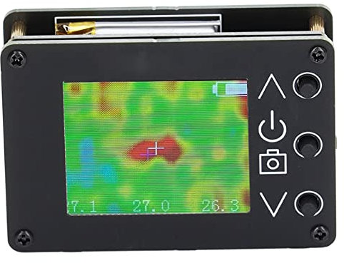 USB Tipo C 5V 1A Termocamera Ricaricabile Schermo TFT 1,8 Pollici Display 32x24 Pixel Risoluzione 160x128 Telecamera di Imaging -40 ℃ a 300 ℃ per la Misurazione della