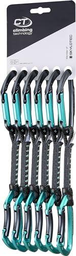 QUICKDRAW LIME SET UL 12cm, anthracite-aquamarinblue, (6pc per 1 card)