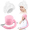 MOERDIFFER Attachment für Haartrockner, Trockenhauben für Haare, 2 in 1 Diffuser Cap for Curly Hair, Net Plopping Cap Curly Hair mit Verstellbarem Kordelzug ​für Haartrockner-Kapuzenaufsatz
