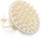 FREATECH Silikon Kopfhaut Massagebürste für Haarwuchs und Peeling, Scalp Massager Sanfte Shampoo Bürste Haarwaschbürste für Kopfmassage und Schuppen, Nass & Trocken für Alle Haartypen, Beige