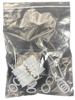 Anillos de sellado de silicona 18 en 1, piezas de tubos de sellado corrugados combinados, fabricantes de helados BJ, compatibles con reemplazos de accesorios de máquinas de servicio suave Ventus