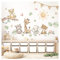 Little Deco XXL Wandtattoo Safari Tiere Baby Wandsticker Set Kinderzimmer Wandaufkleber Giraffe Elefant Löwe Babyzimmer Wanddeko DL5077-03