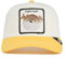 Goorin Bros. Trucker Cap The Puff Puff Fish White Weiß Gelb, Size:OneSize