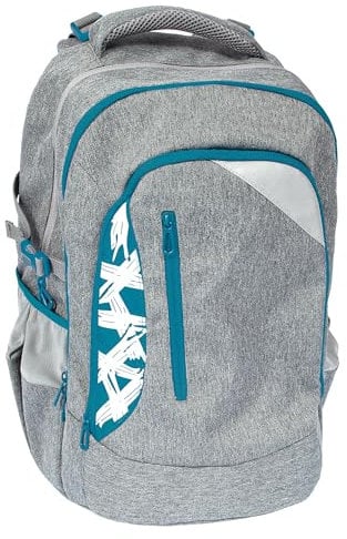 EBERHARD FABER 577630 - Schulrucksack petrol, X-Style, 30 Liter Volumen, Schultasche für Jungen und Mädchen