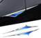 QWEERASS Auto Emblem Aufkleber, für Audi e-tron 55 Quattro GEN 2019 Auto Abzeichen Aufkleber Selbstklebende Badge Aufkleber Car Abzeichen Dekoration,B