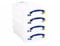 Really Useful Box Plastic Storage 4 Litre Clear (Pack Of 4)