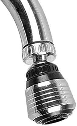 360 Grad drehbarer wassersparender Wasserhahn, Wassersprudler, Luftsprudler, Diffusor, schwenkbarer Wasserhahn, Düse, Filteradapter, Küche, Badzubehör
